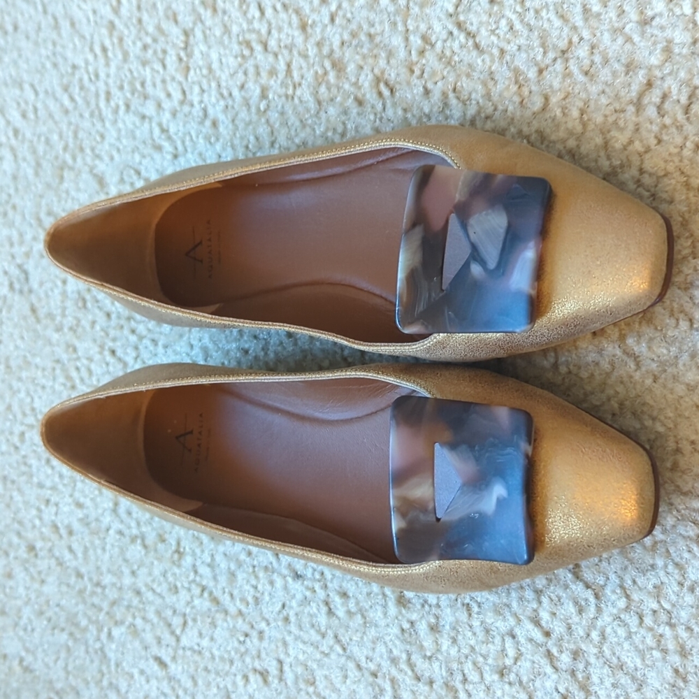 Aquatalia pointy ballet flats